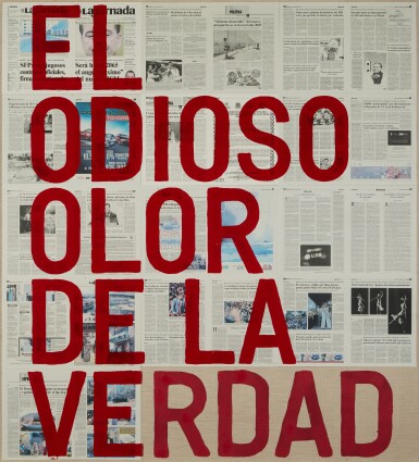 View full screen - View 1 of Lot 249. untitled 2017 (el odioso olor de la verdad / martes 21 de marzo 2017).