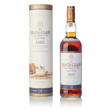 View full screen - View 1 of Lot 31. The Macallan 18 Year Old Sherry Oak 43.0 abv 1983 (1 Bottle 70cl).