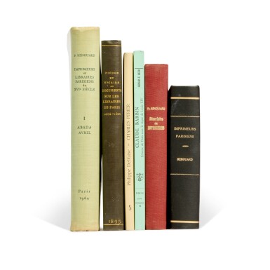 View full screen - View 1 of Lot 67. Book production - Printing - France, 1501-1700 - Paris.