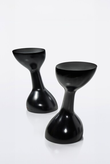 View full screen - View 1 of Lot 125. Pair of “Night” Side Tables.