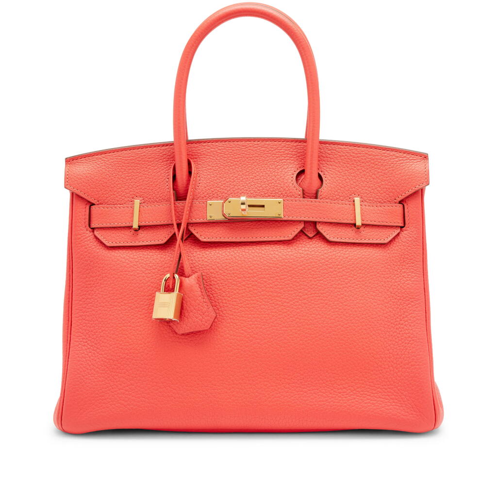 View full screen - View 1 of Lot 156. Rose Jaipur Togo Birkin 30 Gold Hardware, 2014.