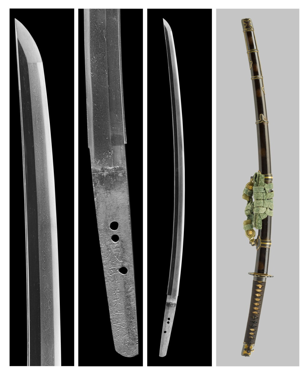 View full screen - View 1 of Lot 50. A katana | Signed Naminohira Sadayasu saku (made by Naminohira Sadayasu) | Edo period, dated Tenbun ninen hachigatsu hi (a day in August, 1534).