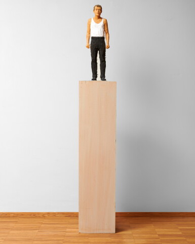 View full screen - View 1 of Lot 48. Untitled (Man with white t-shirt and black trousers).