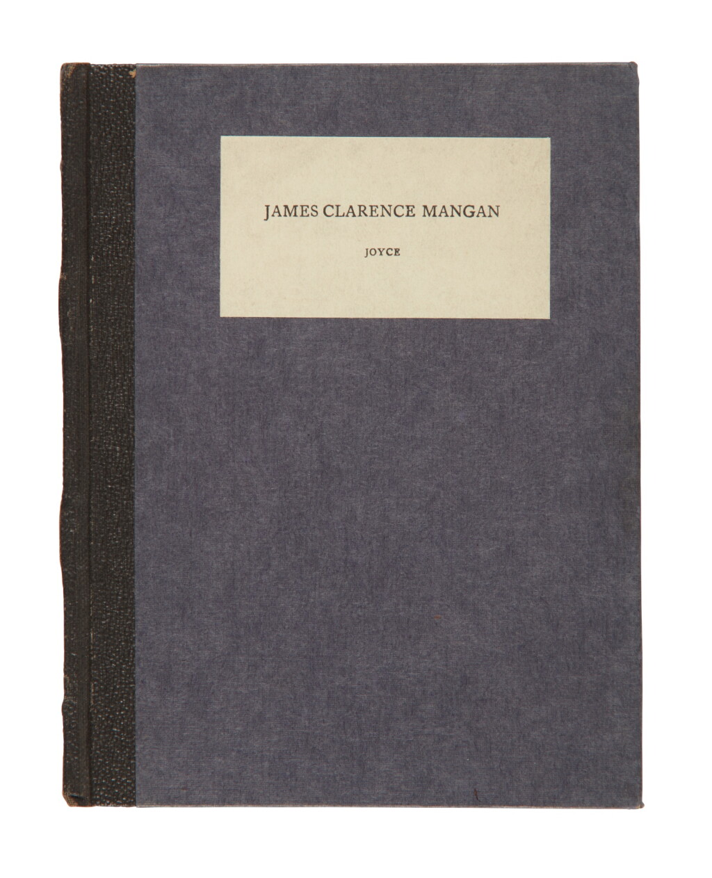 View full screen - View 1 of Lot 146. Joyce, James | No. 17 of 40 copies of the first edition of Joyce's James Clarence Mangan.