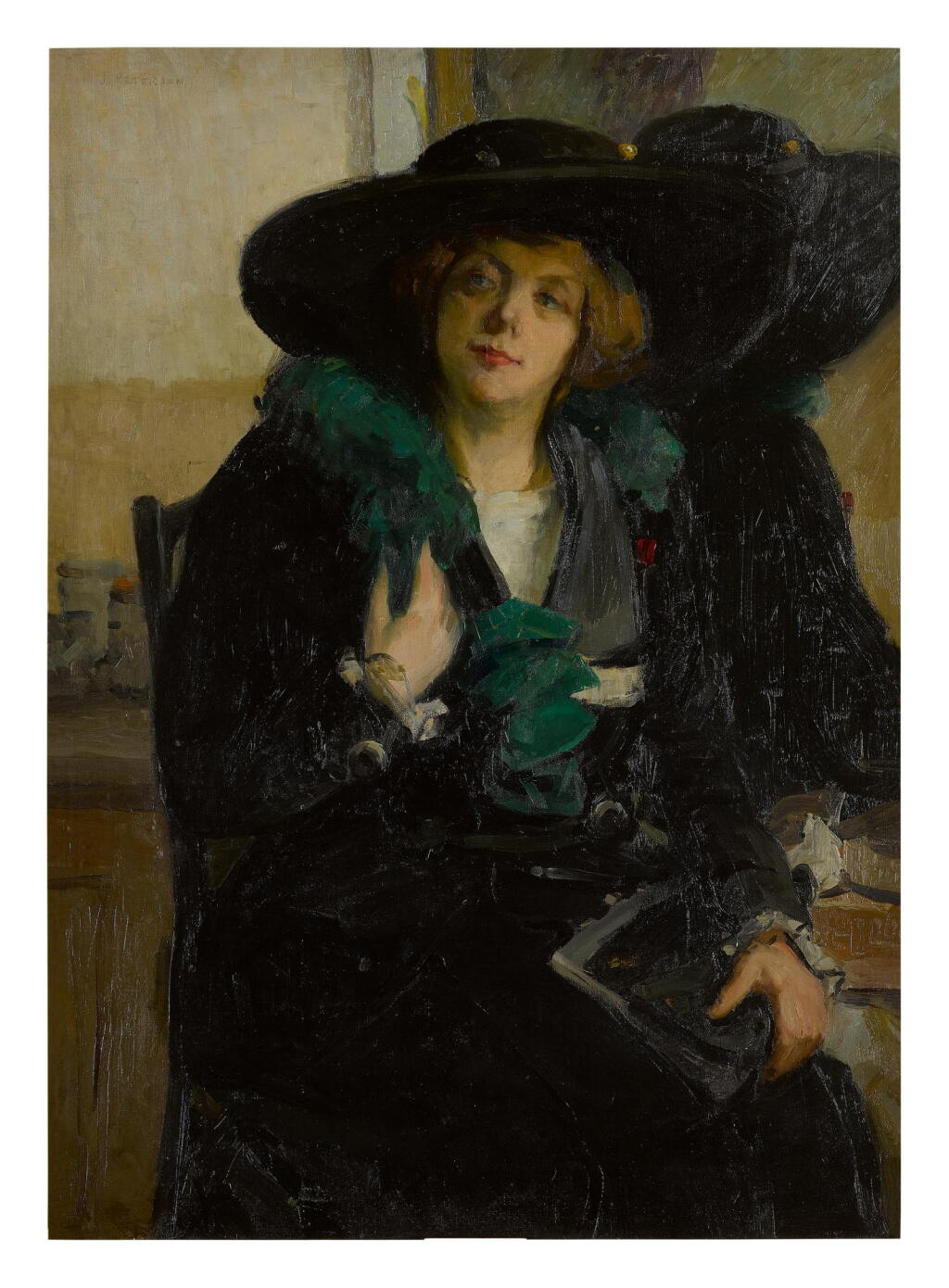 View full screen - View 1 of Lot 89. JANE PETERSON | THE GREEN BOA.