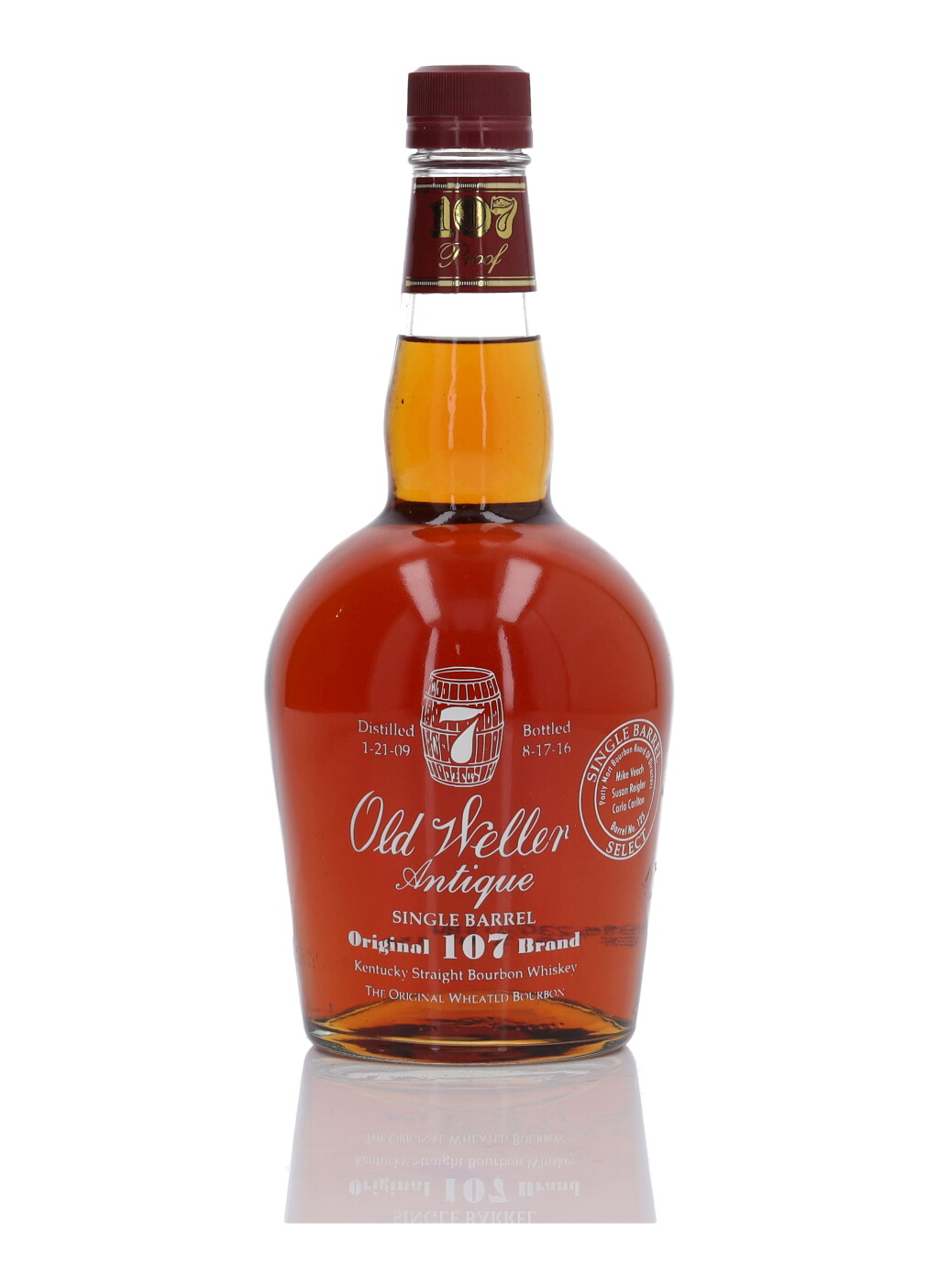 View full screen - View 1 of Lot 1260. Old Weller Antique 7 Year Old 107 Proof 2009 (1 Bottle 75cl).