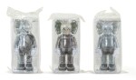 KAWS | COMPANION (FLAYED GREY/ GREY/ BROWN) (THREE WORKS) 同伴(切開灰/ 灰/ 褐)(三件作品)