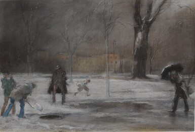 View full screen - View 1 of Lot 103. Winter, Washington Square.