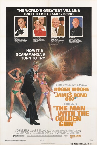 View full screen - View 1 of Lot 37. The Man with the Golden Gun (1974), style B poster, US.