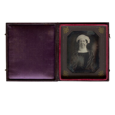 View full screen - View 1 of Lot 1061. Madison, Dolley—Plumbe, Jr., John | Quarter-plate daguerreotype.
