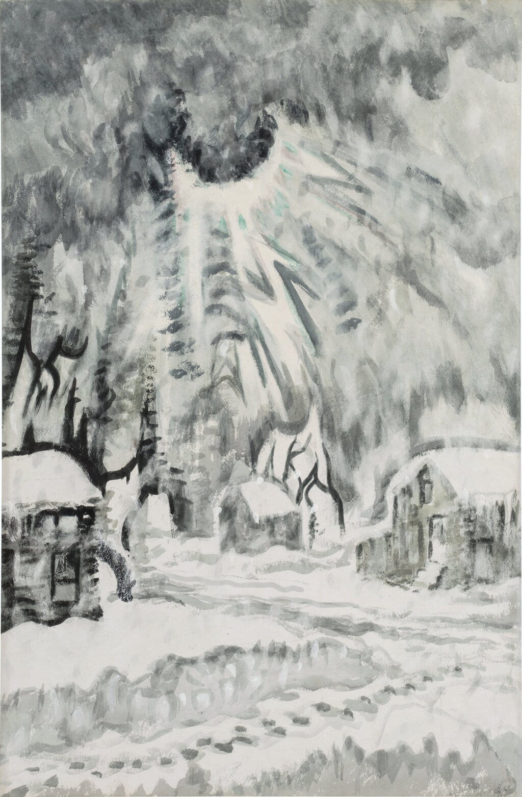 View full screen - View 1 of Lot 2187. Thunderclap in Winter.