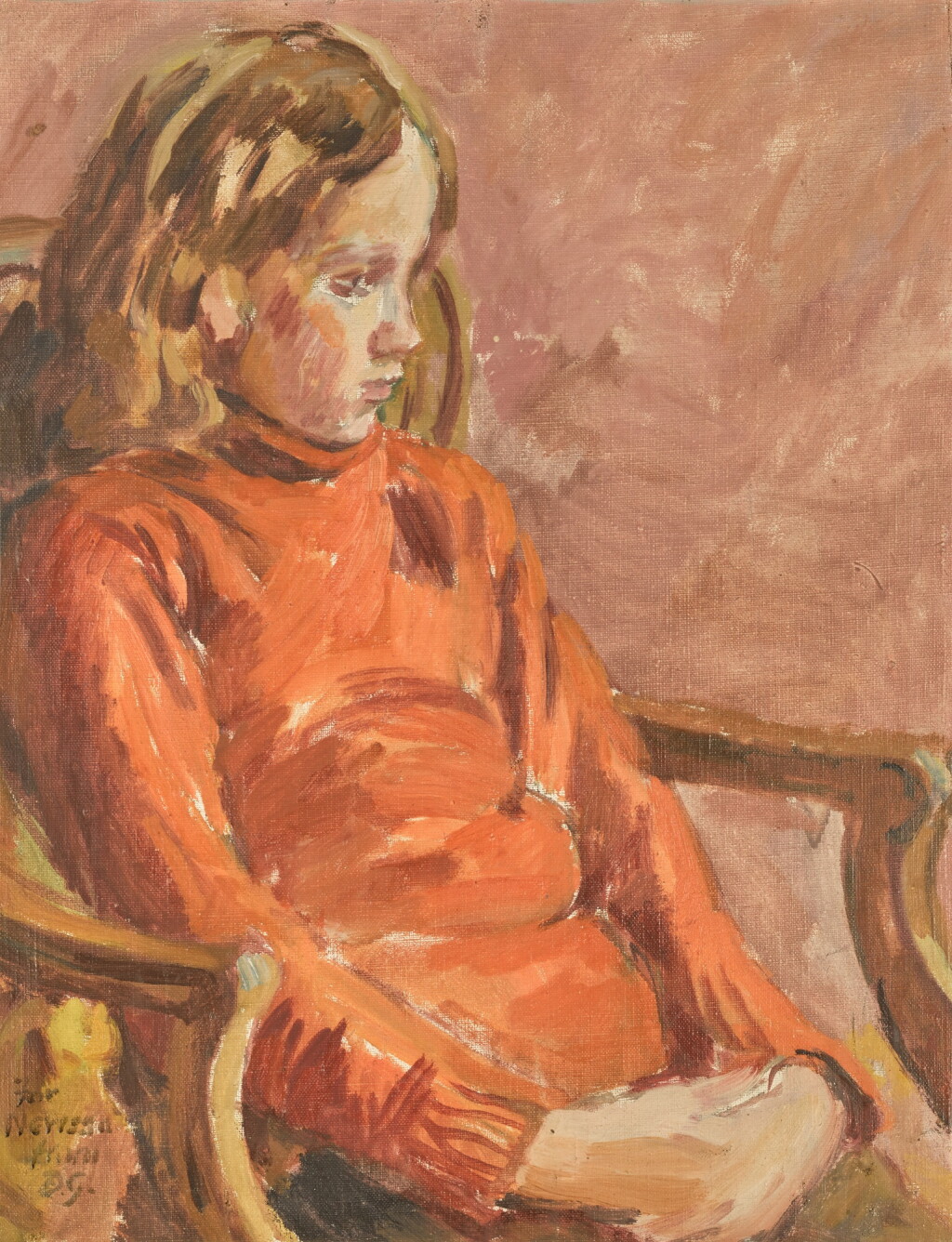 View full screen - View 1 of Lot 617. Portrait of Nerissa as a Child.