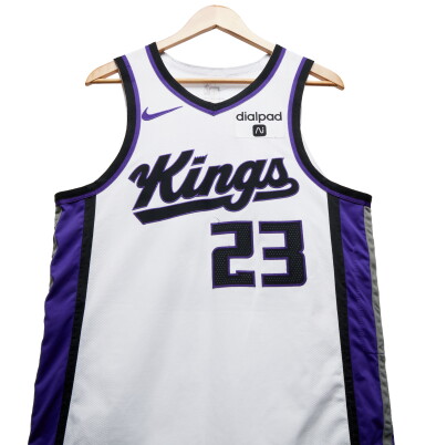 View full screen - View 1 of Lot 124. Keon Ellis Sacramento Kings 2023-2024 Game Worn Association Edition Jersey .