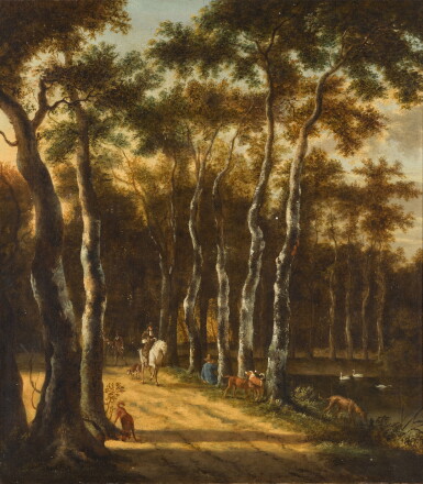 View full screen - View 1 of Lot 71. An avenue in a wooded landscape.