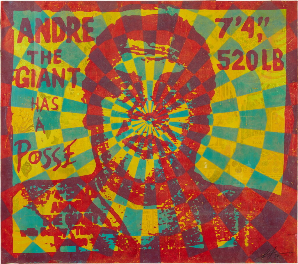 View full screen - View 1 of Lot 54. OG Andre (Questionable Background 10), Version 2.