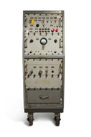 View full screen - View 1 of Lot 29. Command Service Module/ Multiple Docking Adapter Interface Verification Unit.