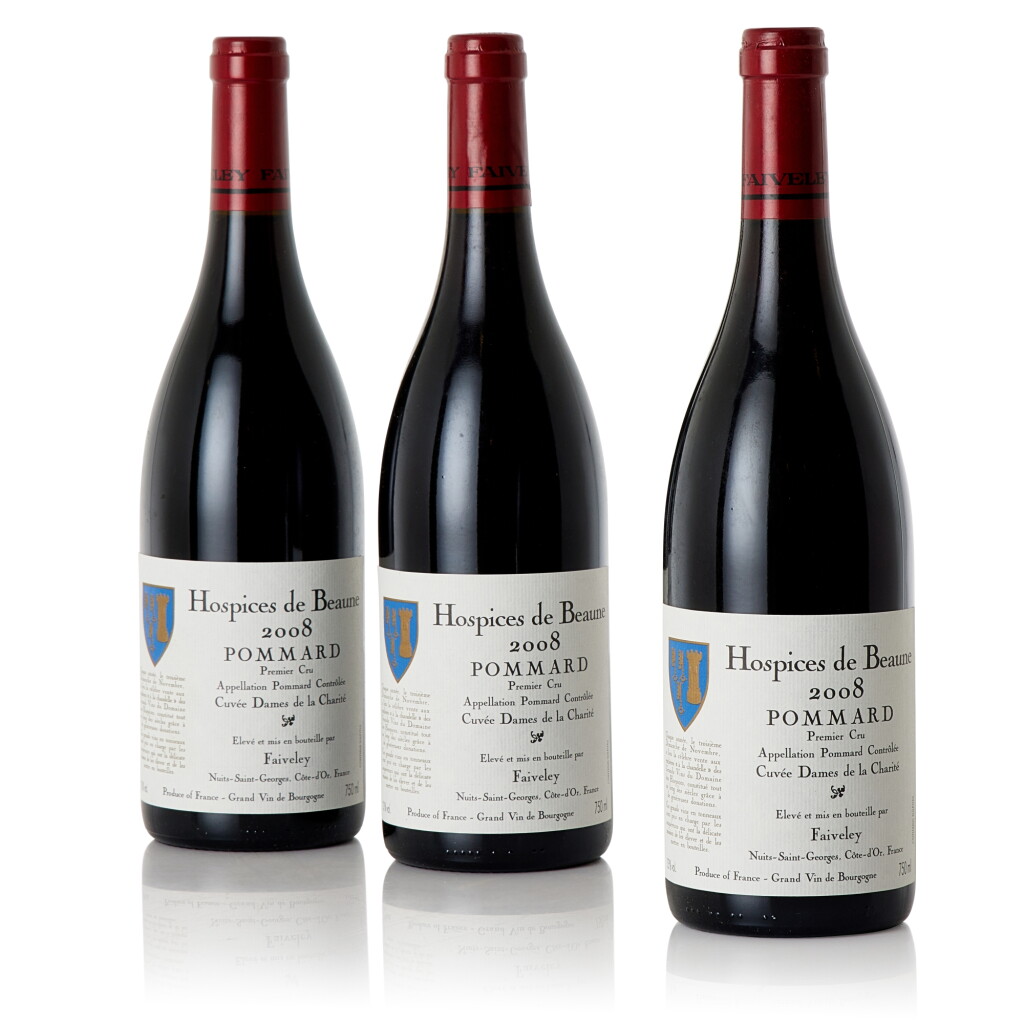 View full screen - View 1 of Lot 9582. Pommard Premier Cru, Hospices de Beaune Cuvée Dames de la Charité 2008 Faiveley (12 BT).