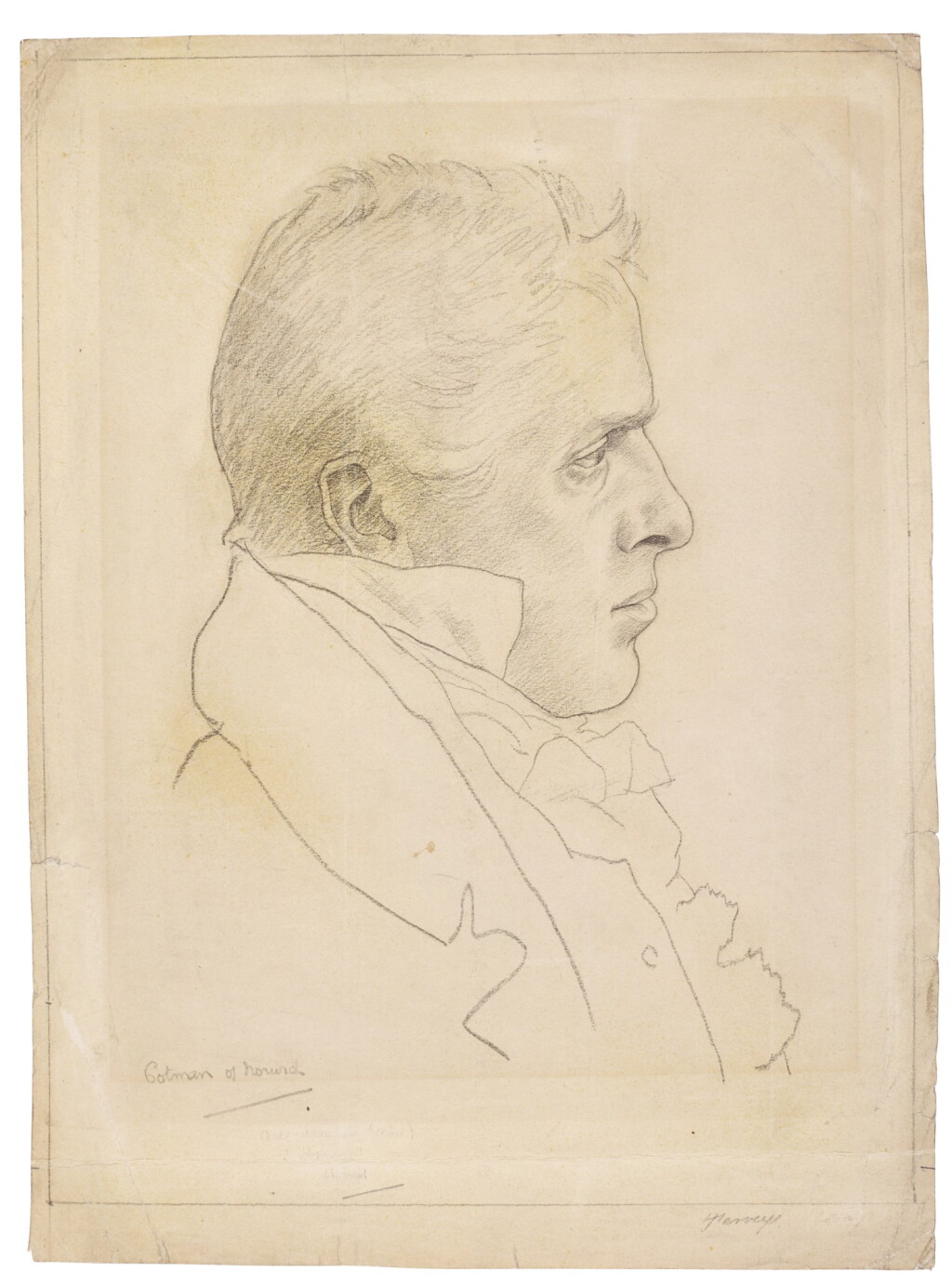 View full screen - View 1 of Lot 192. Portrait of John Sell Cotman (1782-1742).