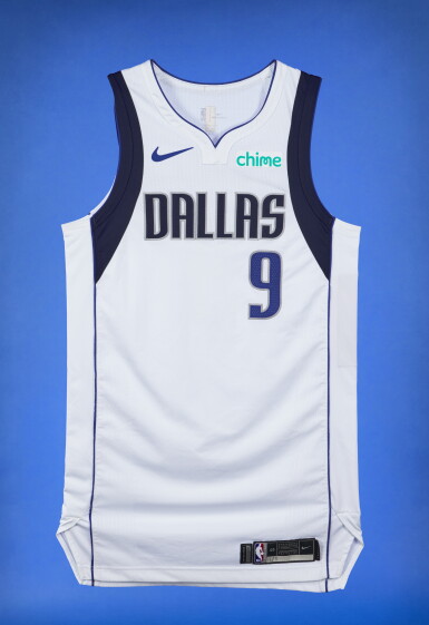 View full screen - View 1 of Lot 27. Ryan Nembhard Dallas Mavericks 2025-2026 Game Worn Association Edition Jersey | Matched to 5 Games | Career-High | 2 Double-Doubles.