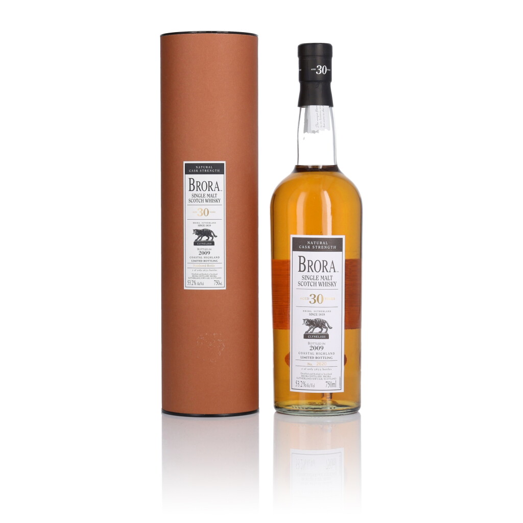 View full screen - View 1 of Lot 1104. Brora 30 Year Old 2009 Release 53.2 abv NV (1 bt 75cl).