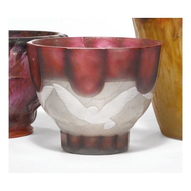 View full screen - View 1 of Lot 131. GABRIEL ARGY-ROUSSEAU | "LES RAMIERS" COUPE.