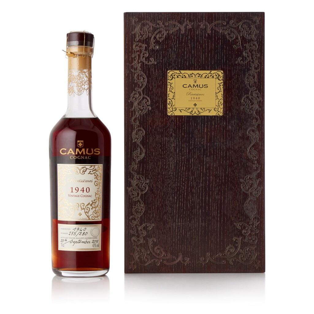 View full screen - View 1 of Lot 6682. Camus 1940 vintage Cognac 43.0 abv 1940 (1 BT70).