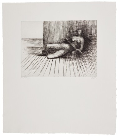 View full screen - View 1 of Lot 162. Reclining Figure 5 (C. 476).