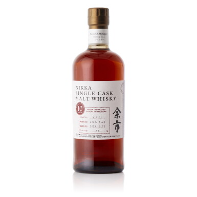 View full screen - View 1 of Lot 8193. 余市 Yoichi Single Cask #411131 59.0 abv 2009 (1 BT70).