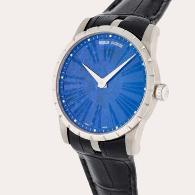 View full screen - View 1 of Lot 359. Excalibur, Reference DBEX0349 | A limited edition white gold wristwatch with lapis lazuli dial | Circa 2013.