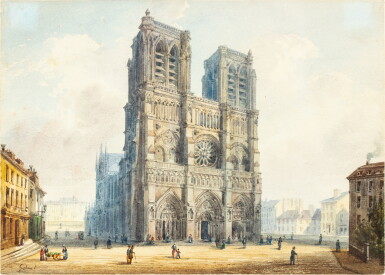 View full screen - View 1 of Lot 1414. Notre-Dame, Paris.