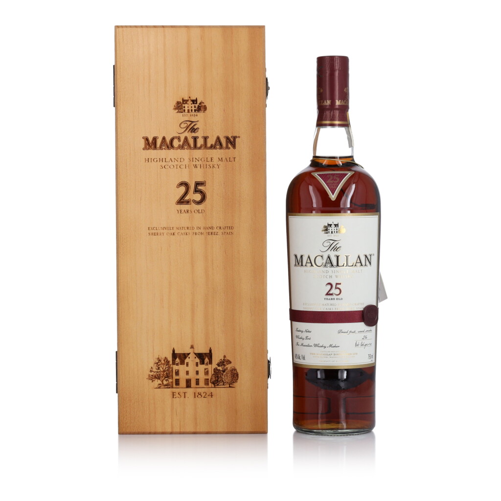 View full screen - View 1 of Lot 1039. The Macallan 25 Year Old Sherry Oak 43.0 abv NV (1 bt 75cl).