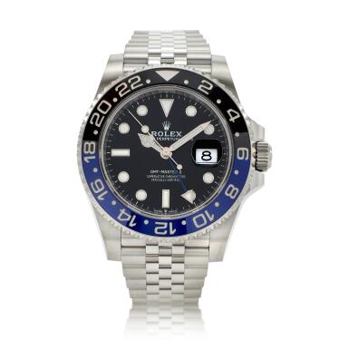 View full screen - View 1 of Lot 224. GMT-Master II 'Batgirl', Reference 126710BLNR | A stainless steel dual time zone wristwatch with date and bracelet | Circa 2021.