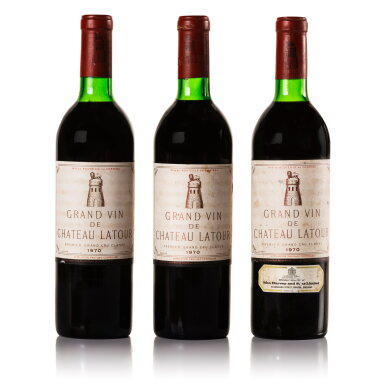 View full screen - View 1 of Lot 430. Château Latour 1970 (3 BT).
