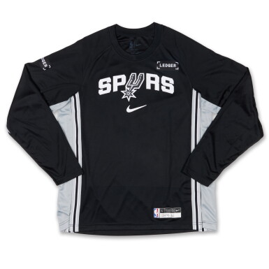 View full screen - View 1 of Lot 43. Stephon Castle San Antonio Spurs 2025-2026 'Rising Stars' Worn Warmup Top.