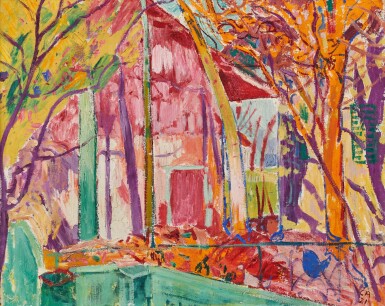 View full screen - View 1 of Lot 6. Hühnerhof auf der Oschwand, 1921 .