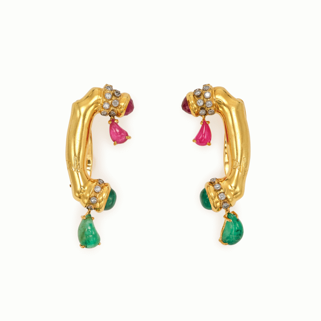 View full screen - View 1 of Lot 49. ‘Persistence of Sound’ Earrings.