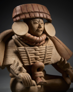 Veracruz Seated Figure in Ceremonial Attire