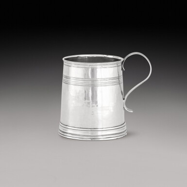 View full screen - View 1 of Lot 355. A Queen Anne silver mug, Thomas Parr, London, 1703.