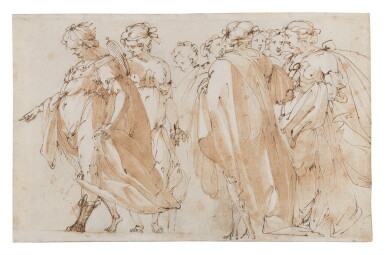 View full screen - View 1 of Lot 201. The Finding of Moses.