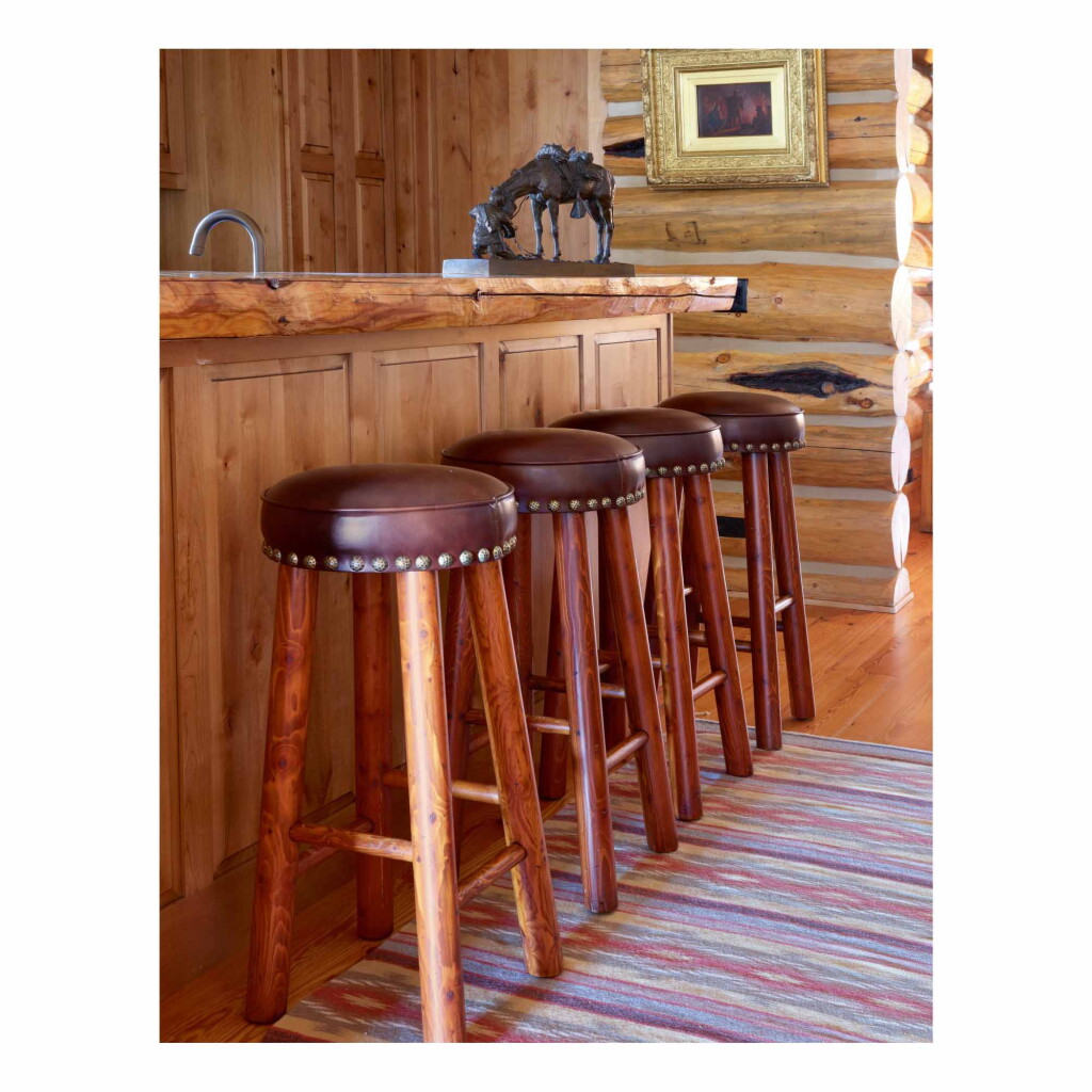 View full screen - View 1 of Lot 244. THOMAS MOLESWORTH | FOUR BAR STOOLS.