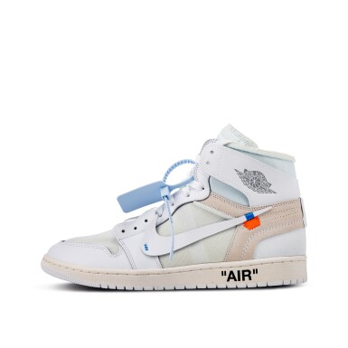 View full screen - View 1 of Lot 92. Nike Air Jordan 1 Retro High Off-White NRG Sample | Size 12.
