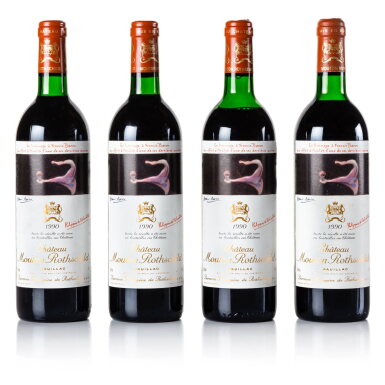 View full screen - View 1 of Lot 402. Château Mouton Rothschild 1990 (7 BT).
