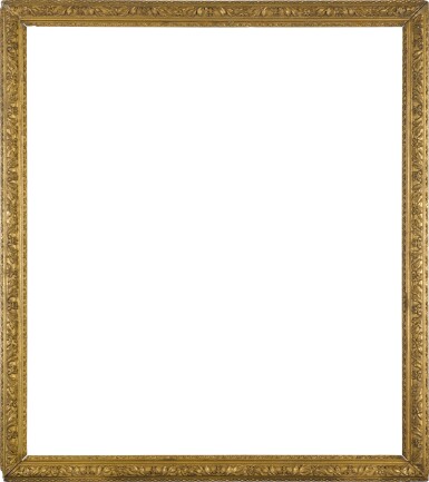 View full screen - View 1 of Lot 18. A fine, large late 17th-century British Baroque carved giltwood frame.