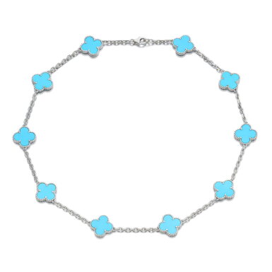 View full screen - View 1 of Lot 937. Turquoise necklace, ‘Vintage Alhambra’.
