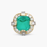 Emerald and Diamond Ring