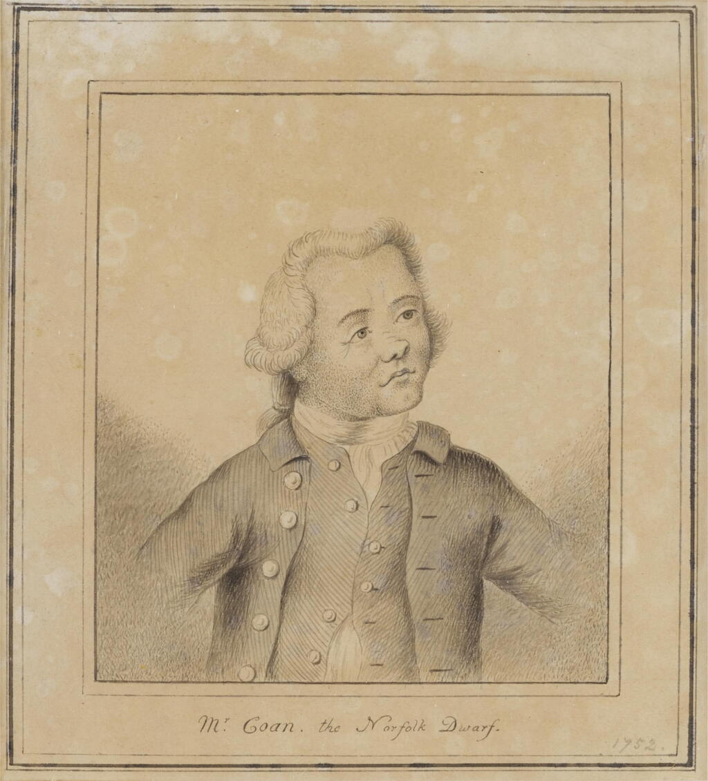 View full screen - View 1 of Lot 180. Coan, John | An original sketch of the Norfolk Dwarf.
