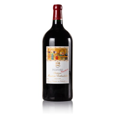 View full screen - View 1 of Lot 214. Château Mouton Rothschild 1991 (1 JM50).