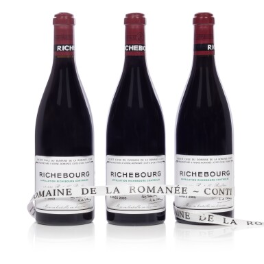 View full screen - View 1 of Lot 21. Richebourg 2005 Domaine de la Romanée-Conti (3 BT).