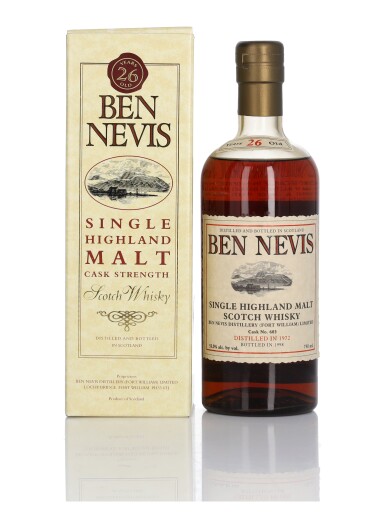View full screen - View 1 of Lot 54. Ben Nevis 26 Year Old 53.0 abv 1972 (1 Bottle 75cl).