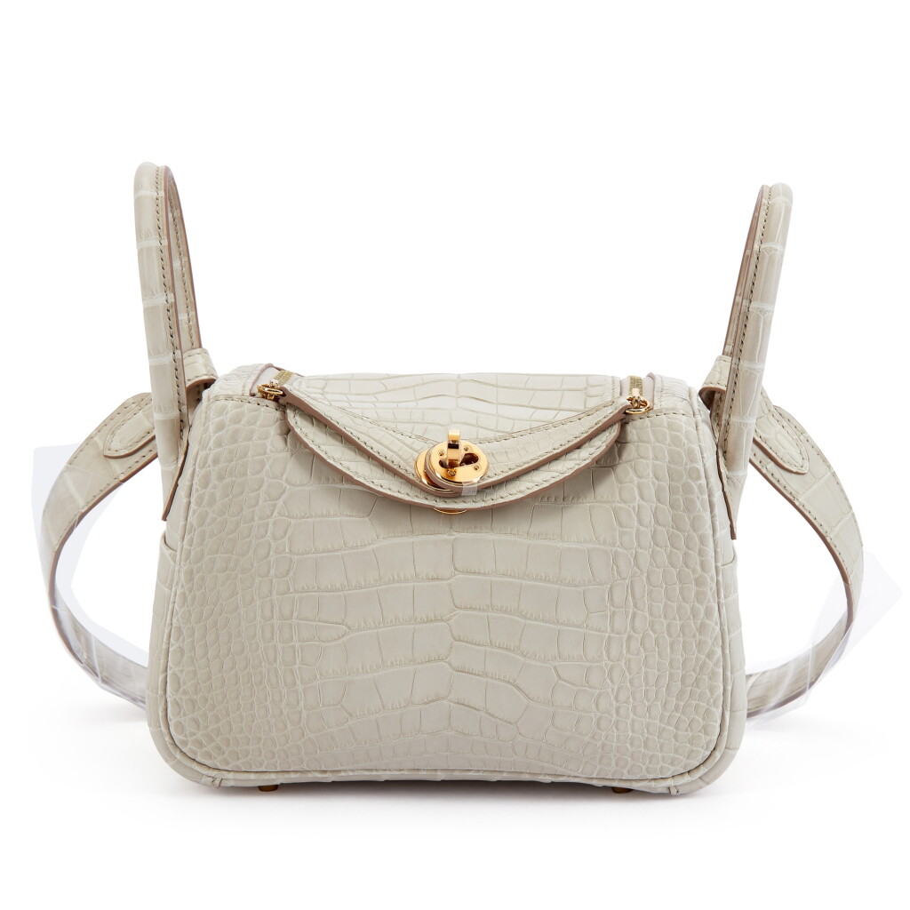 全螢幕檢視 - 查看6013Important Private Collection: Beton Matte Mississippiensis Alligator Mini Lindy 20 Palladium Hardware, 2024的1